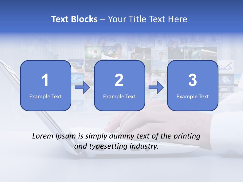 Contact Teamwork Network PowerPoint Template