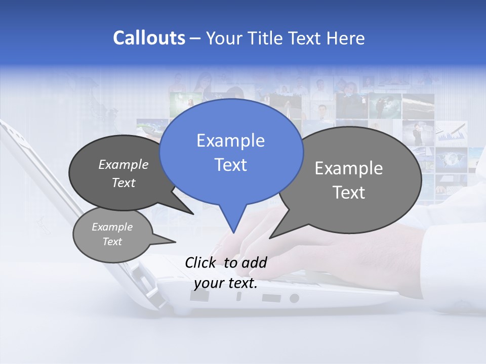 Contact Teamwork Network PowerPoint Template