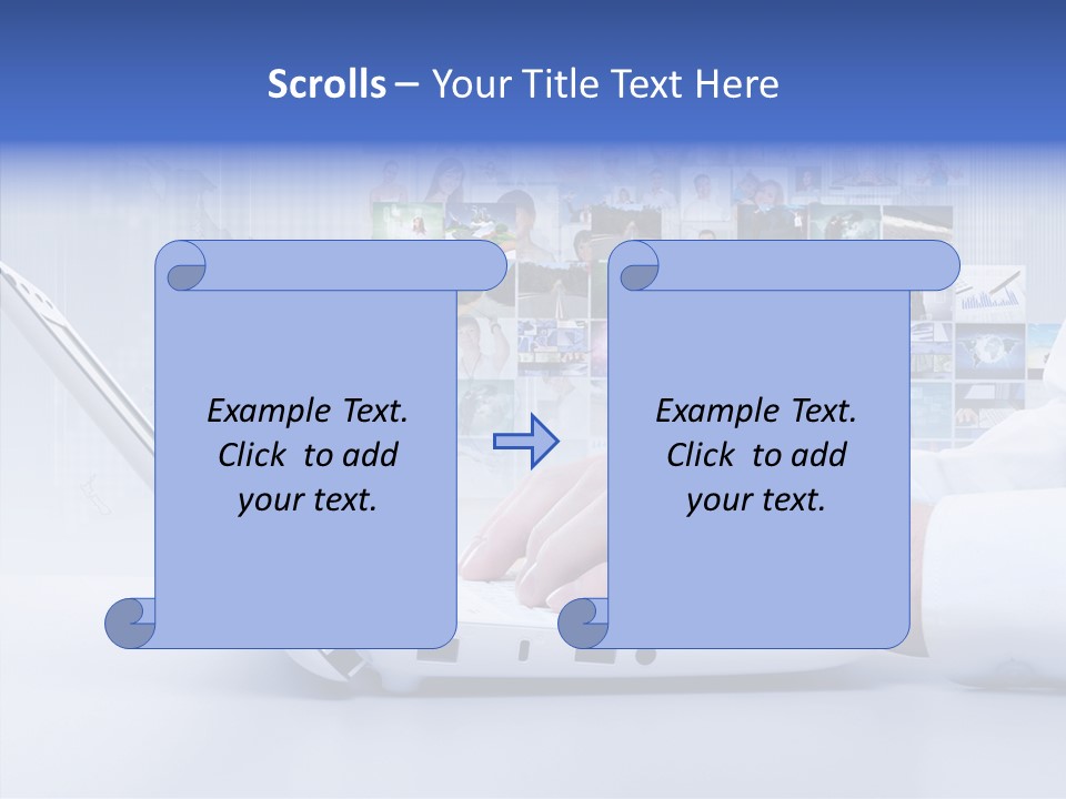 Contact Teamwork Network PowerPoint Template