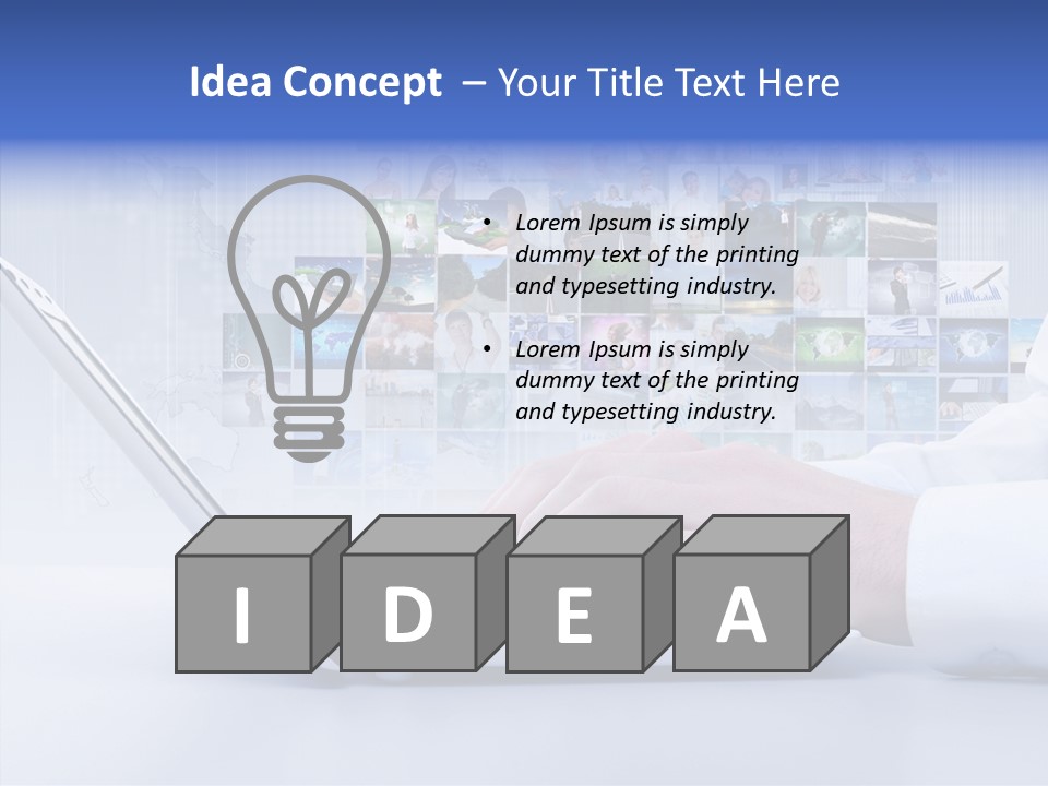 Contact Teamwork Network PowerPoint Template