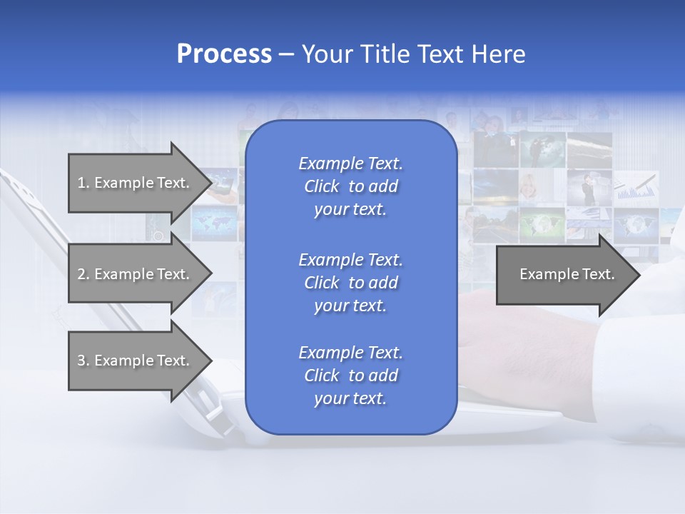 Contact Teamwork Network PowerPoint Template