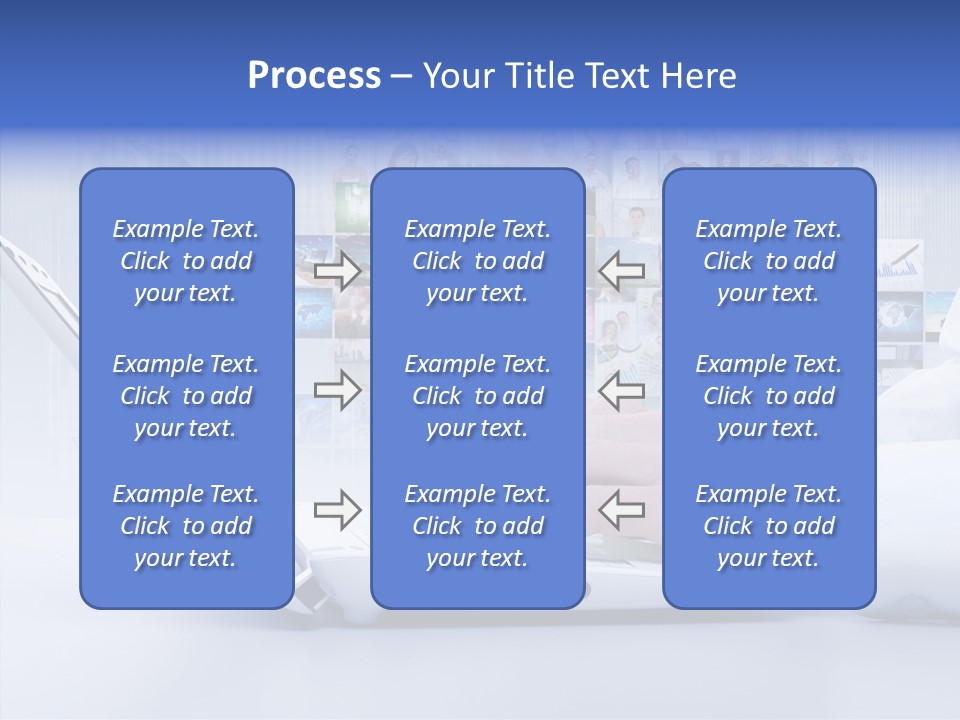 Contact Teamwork Network PowerPoint Template