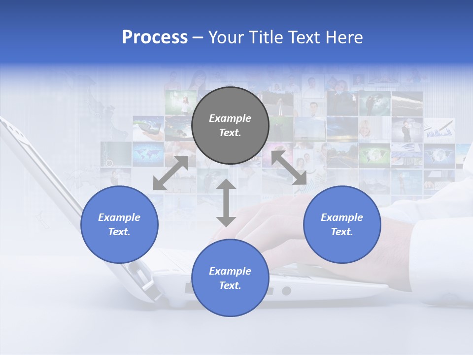 Contact Teamwork Network PowerPoint Template