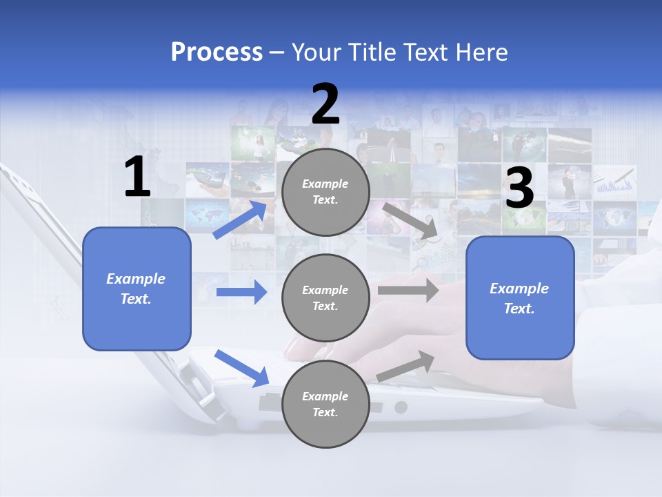 Contact Teamwork Network PowerPoint Template