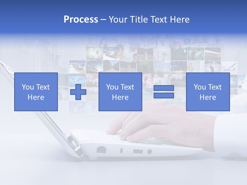 Contact Teamwork Network PowerPoint Template
