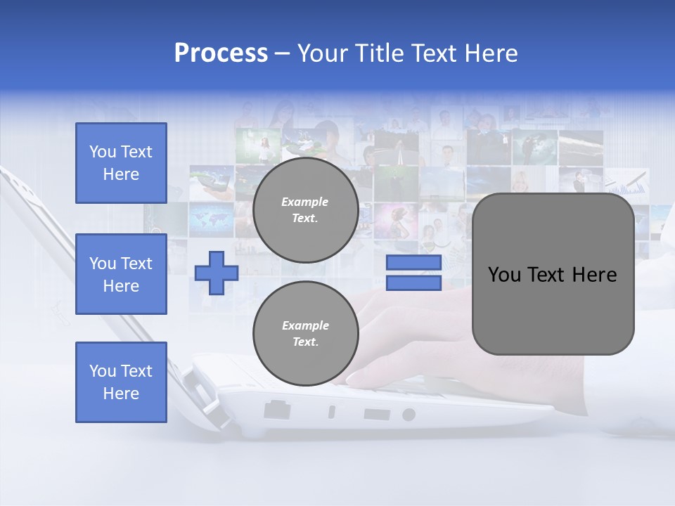 Contact Teamwork Network PowerPoint Template