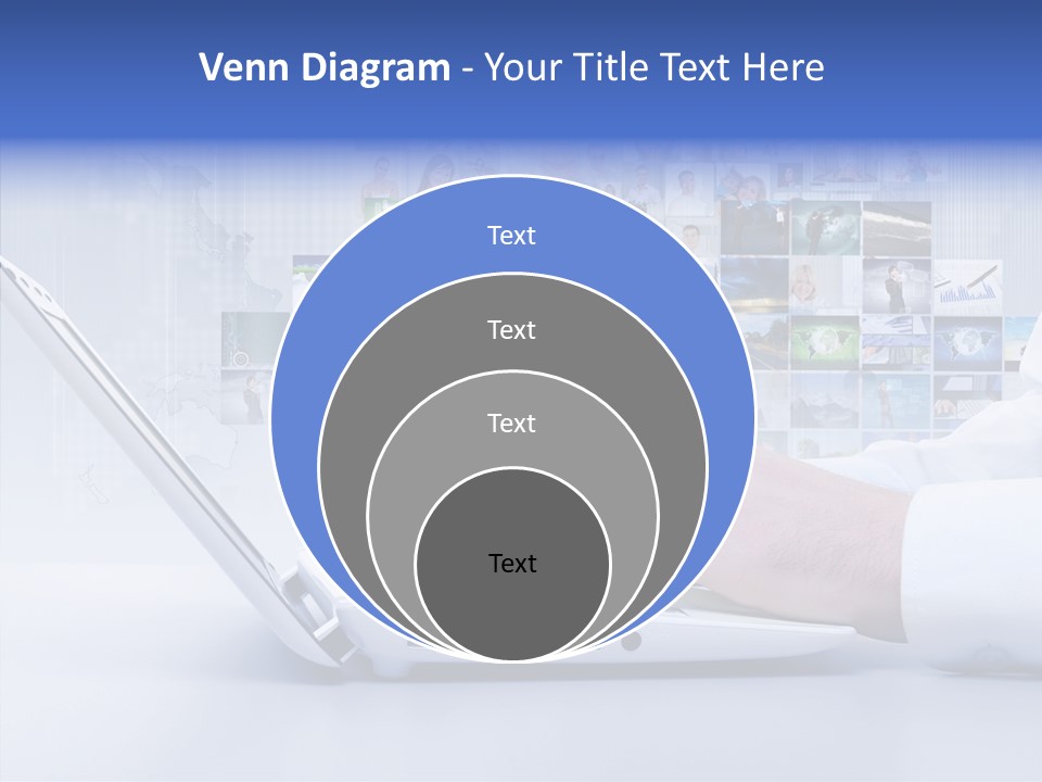 Contact Teamwork Network PowerPoint Template