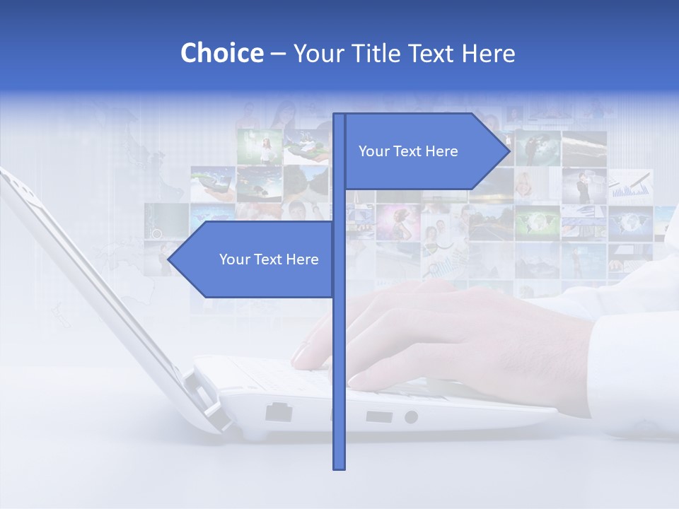 Contact Teamwork Network PowerPoint Template