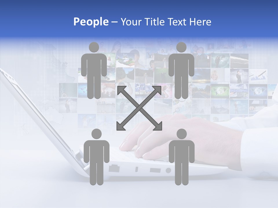 Contact Teamwork Network PowerPoint Template