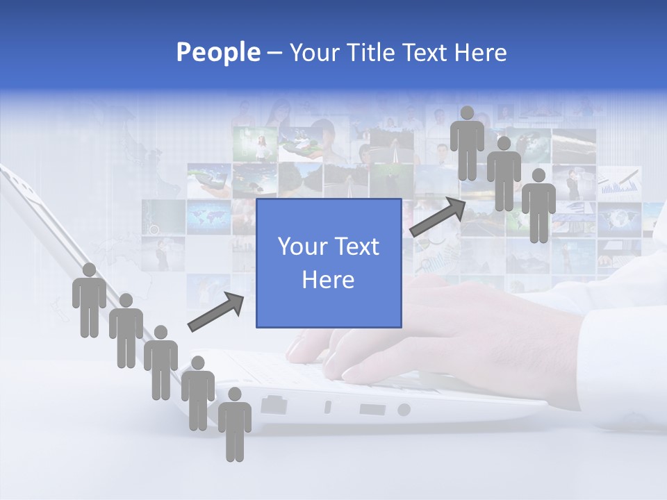 Contact Teamwork Network PowerPoint Template
