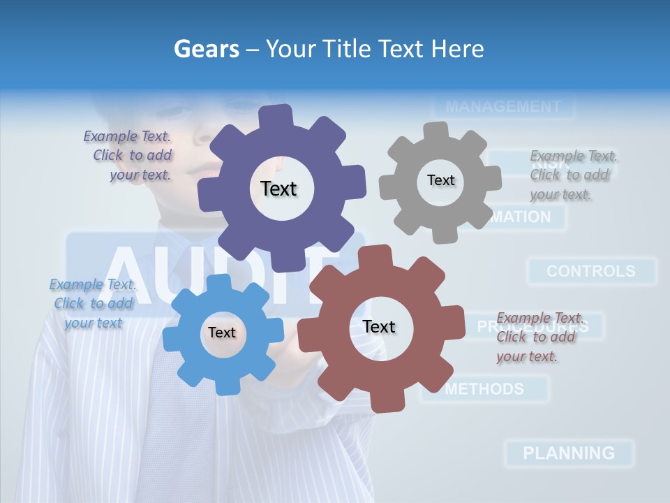 Controlling Controll Project PowerPoint Template