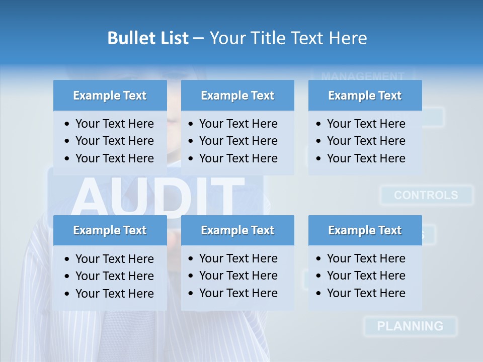 Controlling Controll Project PowerPoint Template