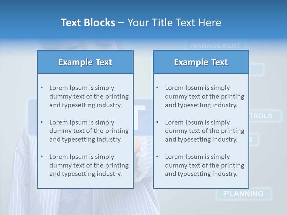 Controlling Controll Project PowerPoint Template