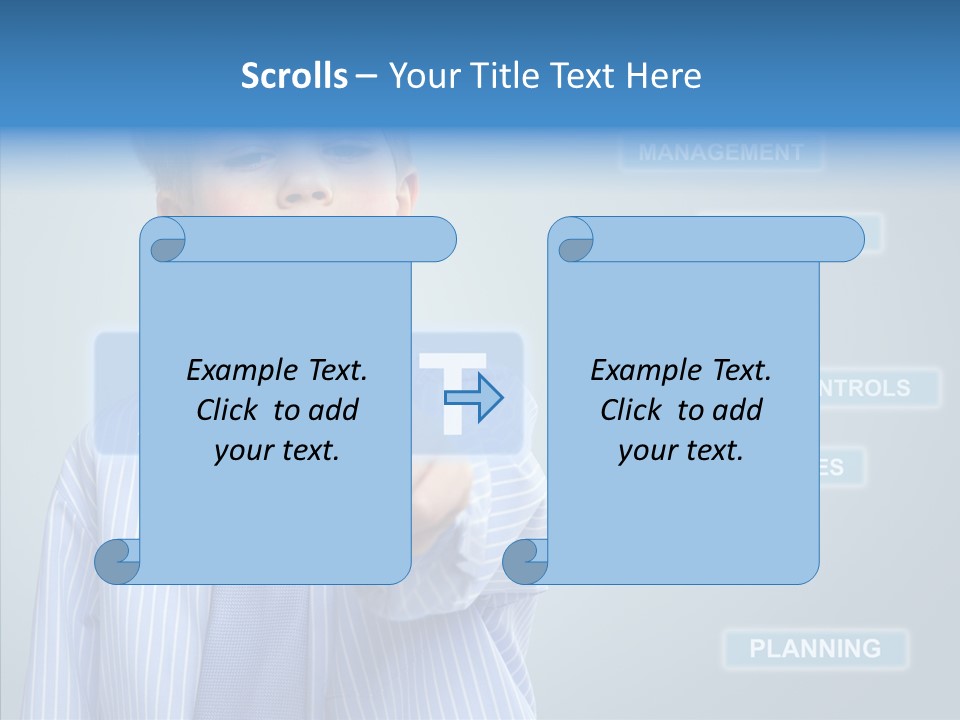 Controlling Controll Project PowerPoint Template