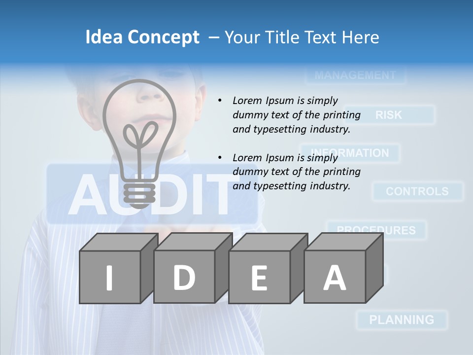 Controlling Controll Project PowerPoint Template