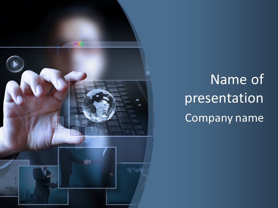 Communication Show Broadcasting PowerPoint Template