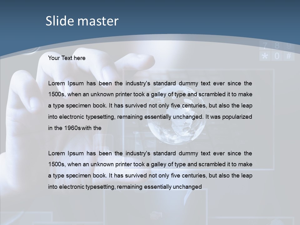 Communication Show Broadcasting PowerPoint Template