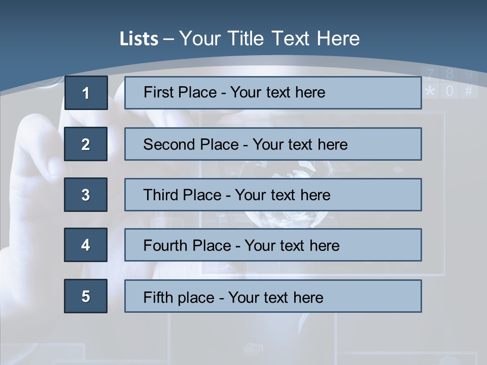 Communication Show Broadcasting PowerPoint Template