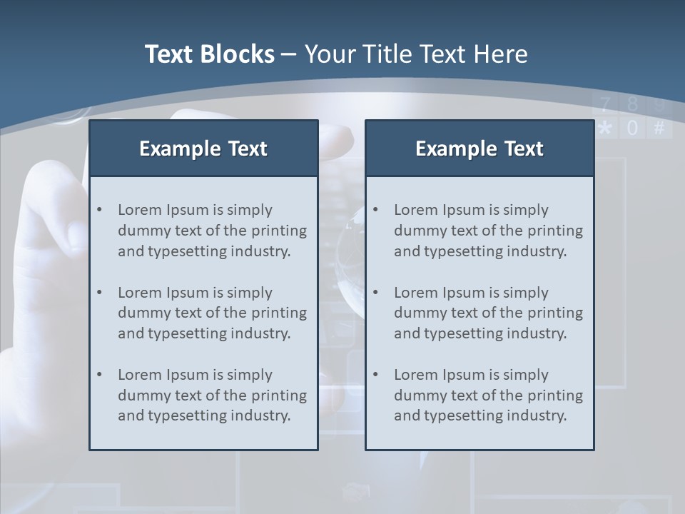 Communication Show Broadcasting PowerPoint Template