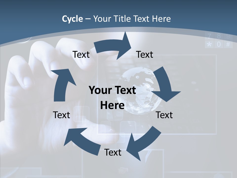 Communication Show Broadcasting PowerPoint Template