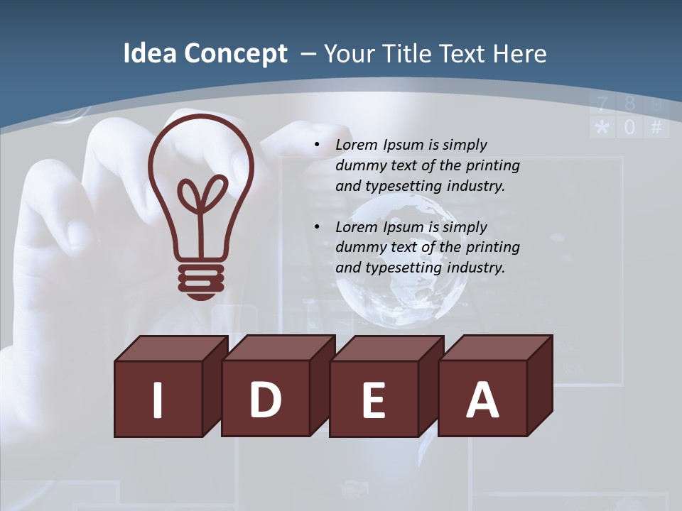 Communication Show Broadcasting PowerPoint Template
