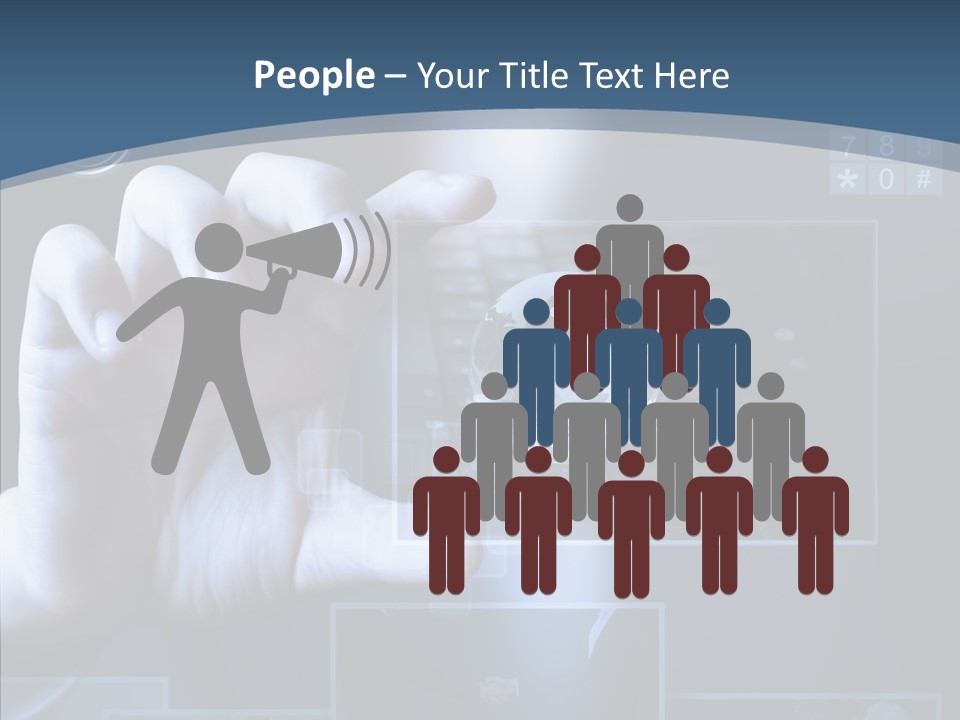 Communication Show Broadcasting PowerPoint Template