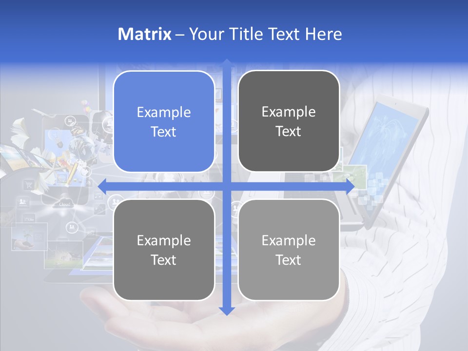 Mobile Business Computer PowerPoint Template