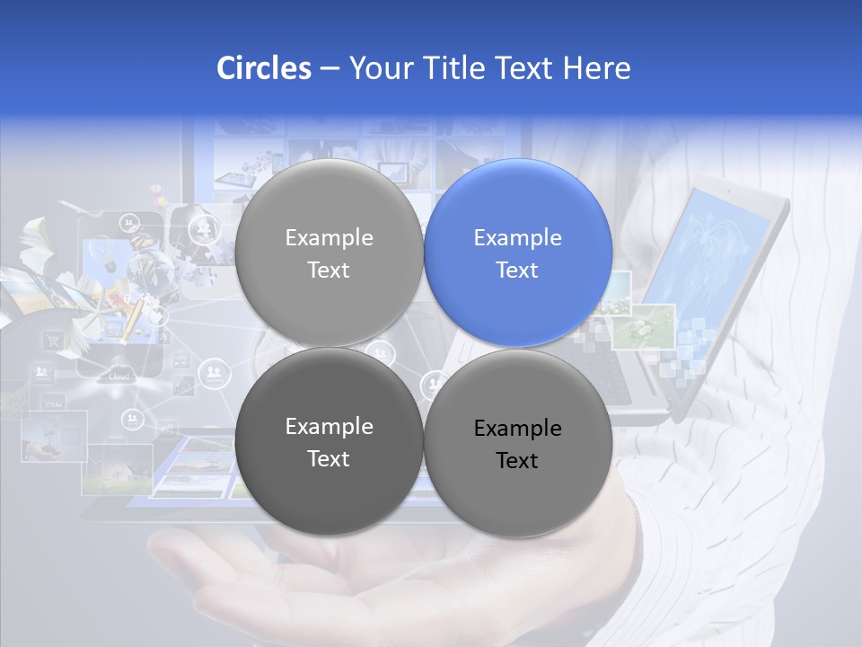 Mobile Business Computer PowerPoint Template