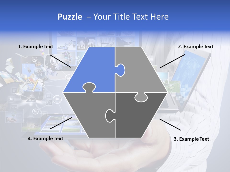 Mobile Business Computer PowerPoint Template