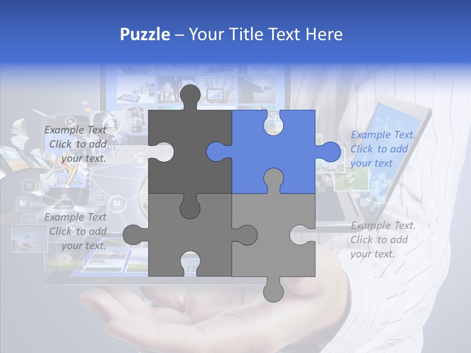 Mobile Business Computer PowerPoint Template