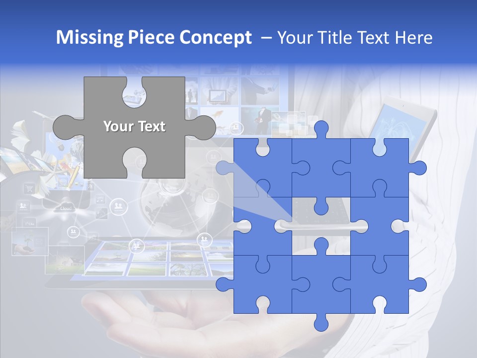 Mobile Business Computer PowerPoint Template