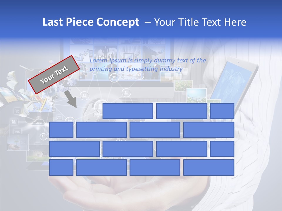 Mobile Business Computer PowerPoint Template