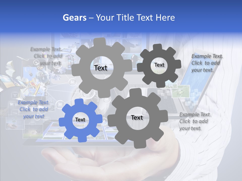 Mobile Business Computer PowerPoint Template