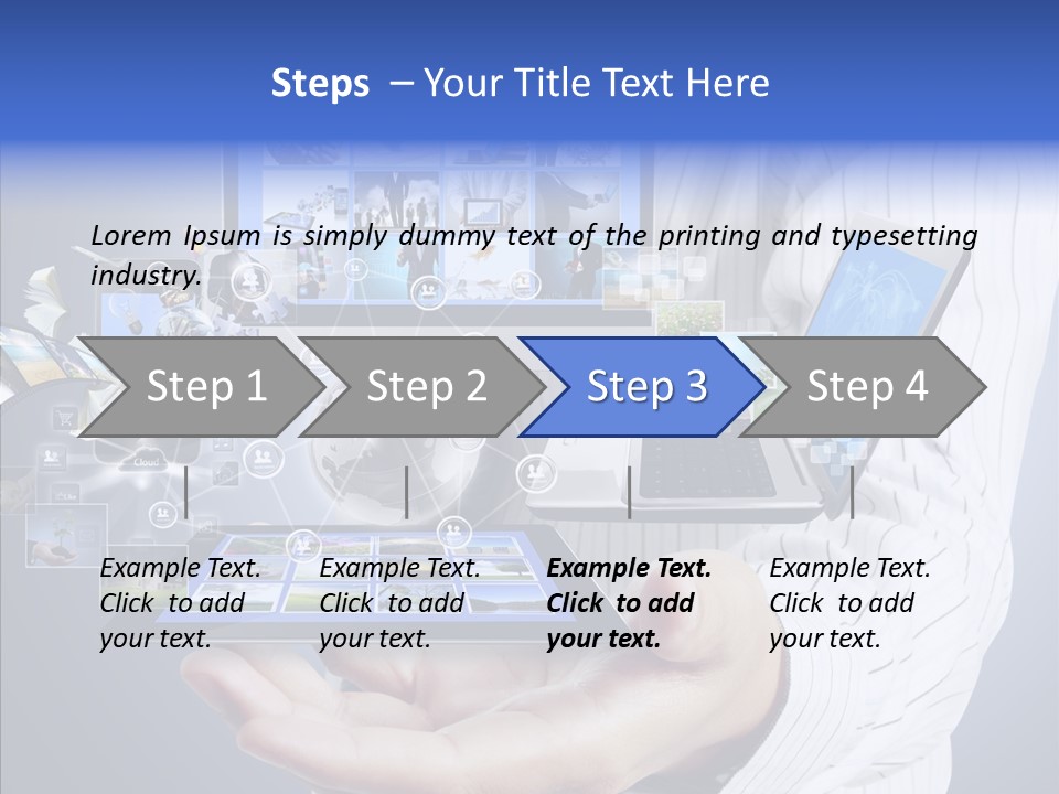 Mobile Business Computer PowerPoint Template