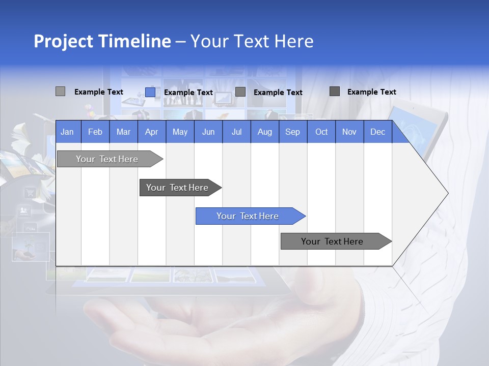 Mobile Business Computer PowerPoint Template