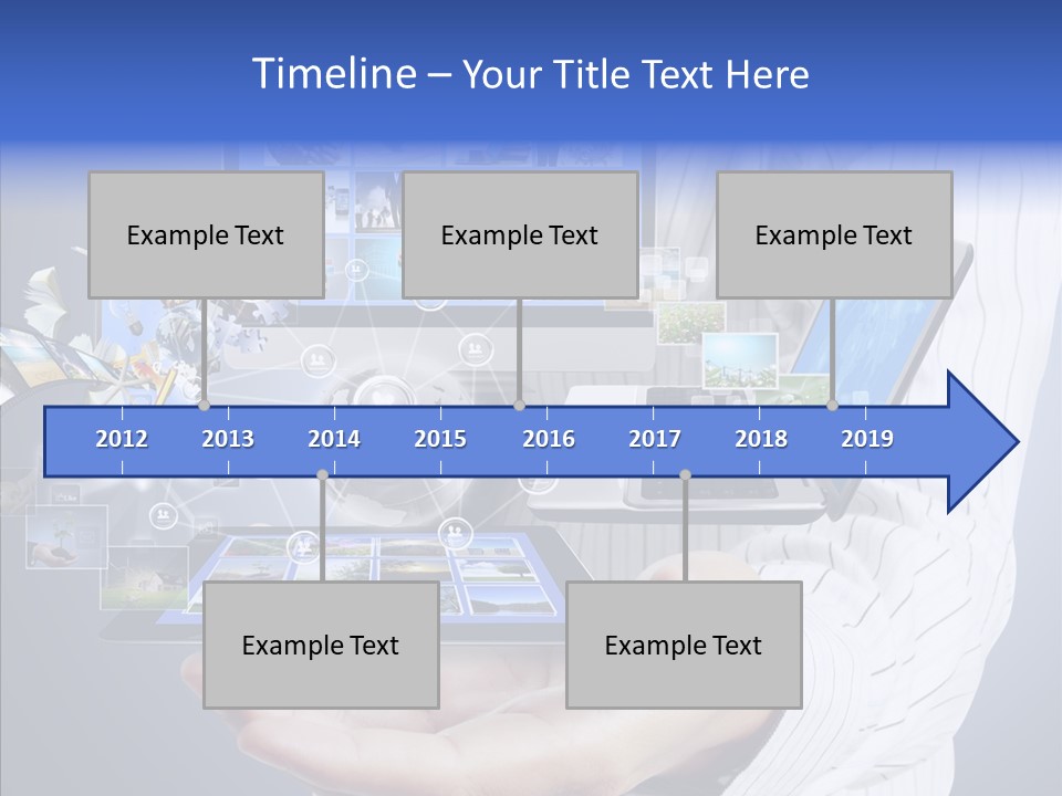 Mobile Business Computer PowerPoint Template