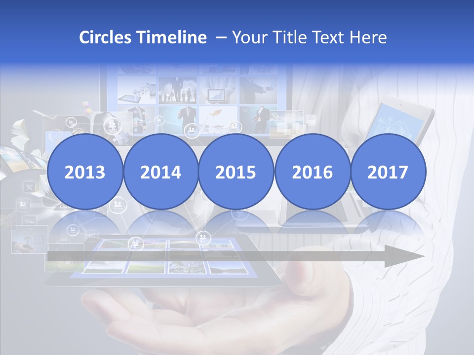 Mobile Business Computer PowerPoint Template