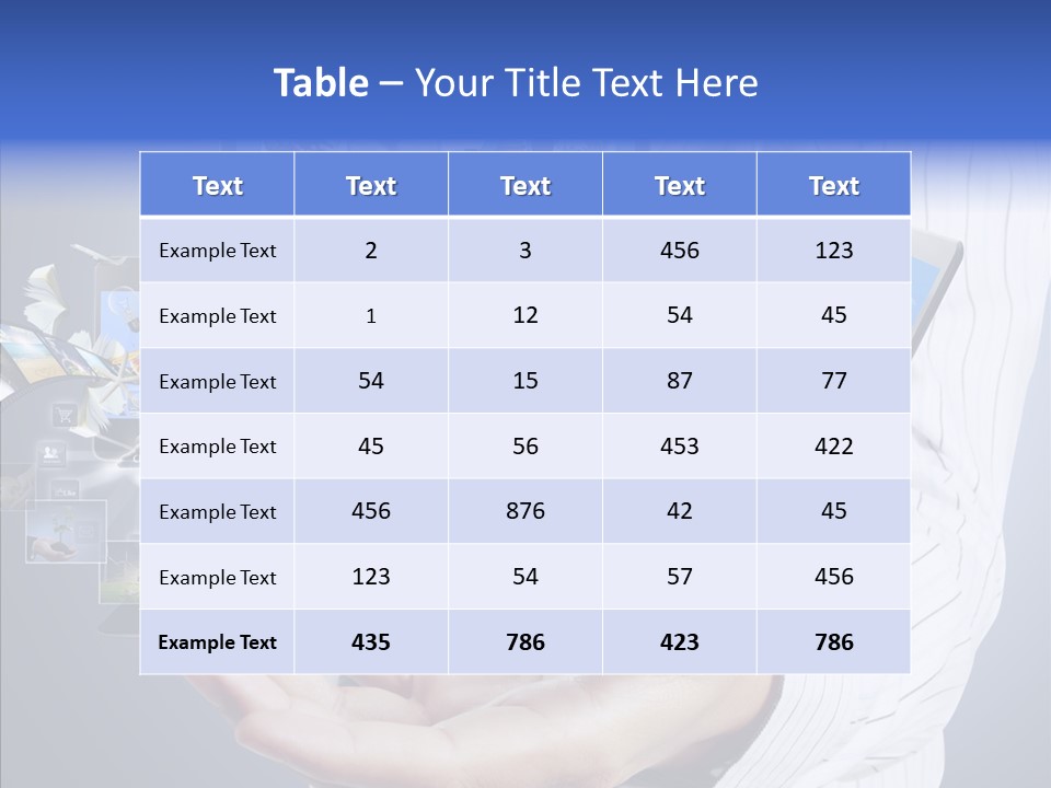Mobile Business Computer PowerPoint Template