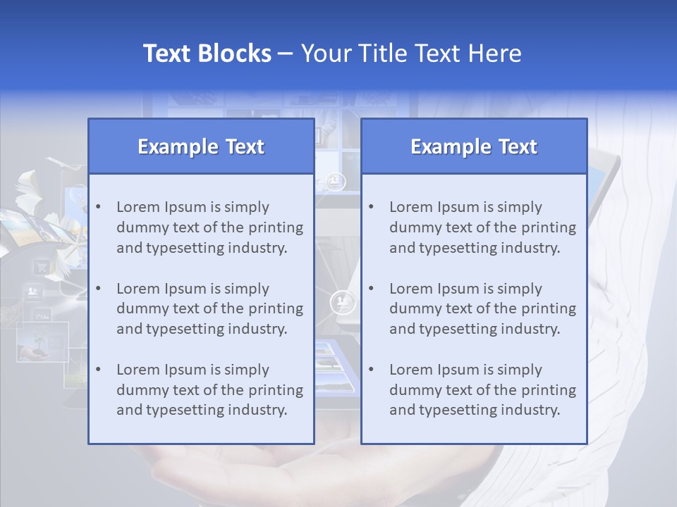 Mobile Business Computer PowerPoint Template