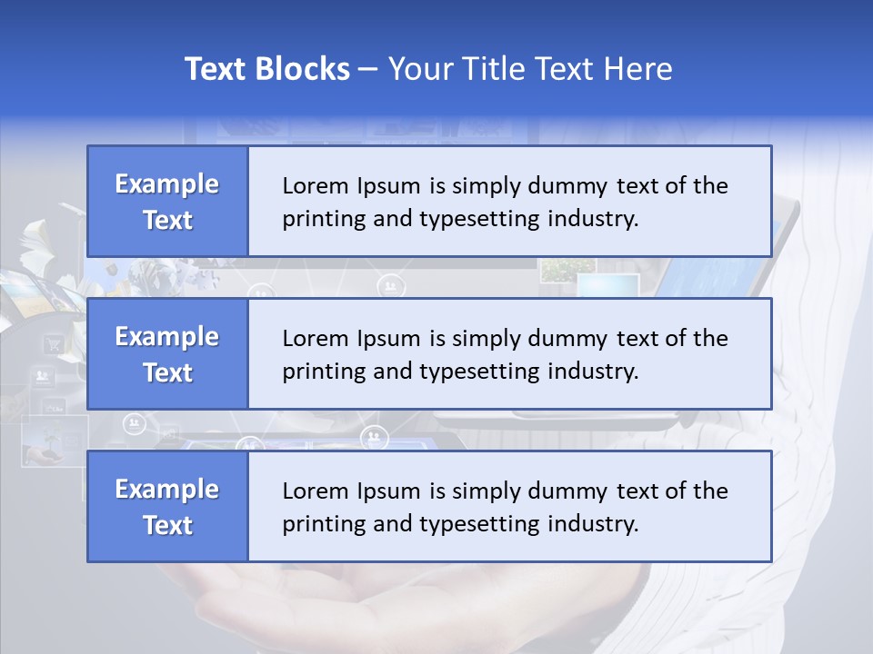 Mobile Business Computer PowerPoint Template