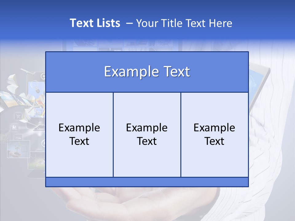 Mobile Business Computer PowerPoint Template