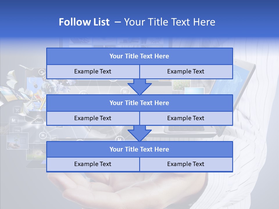 Mobile Business Computer PowerPoint Template