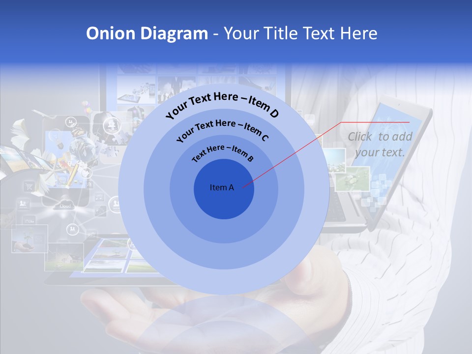 Mobile Business Computer PowerPoint Template