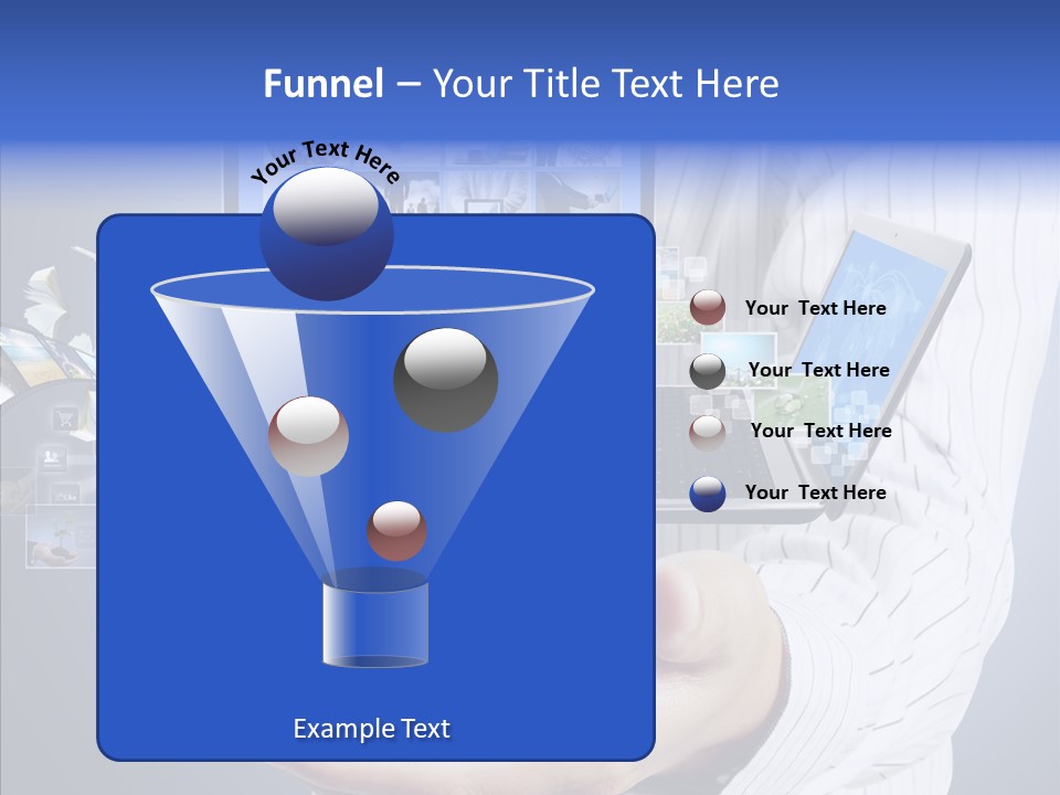 Mobile Business Computer PowerPoint Template