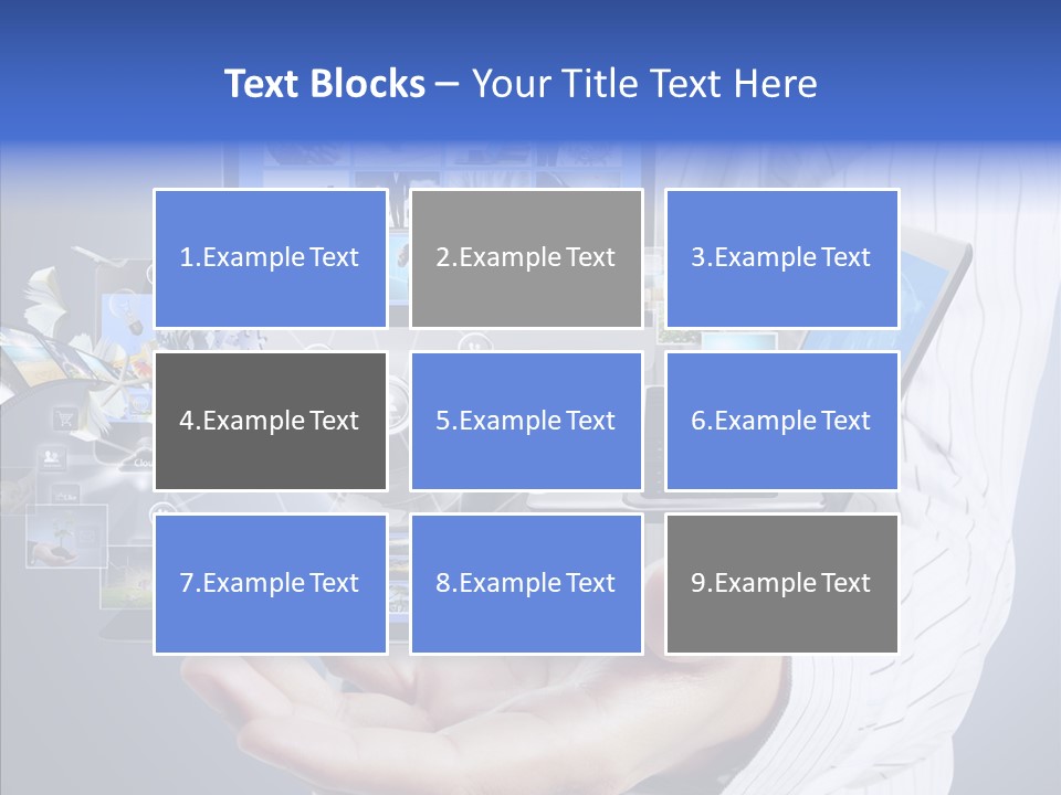 Mobile Business Computer PowerPoint Template