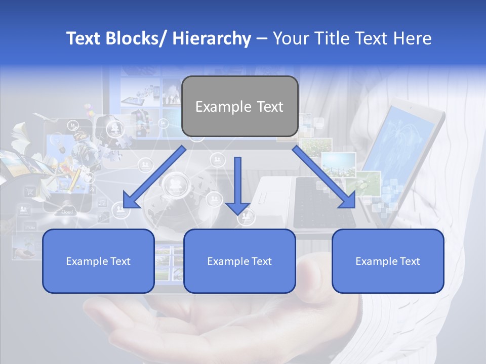 Mobile Business Computer PowerPoint Template
