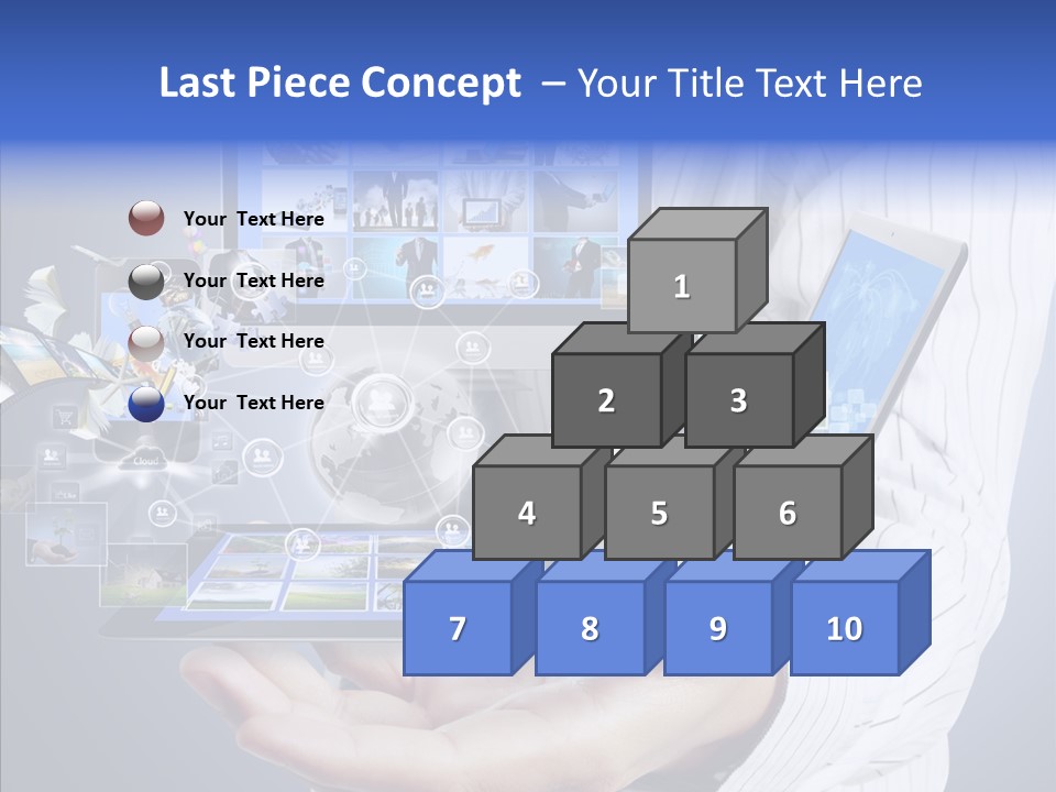 Mobile Business Computer PowerPoint Template