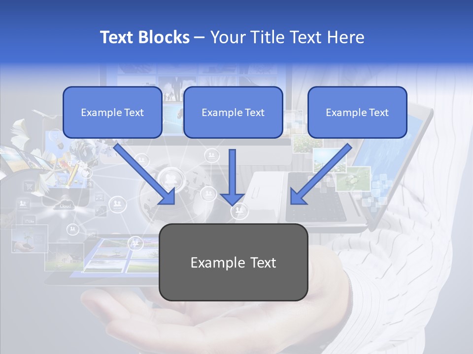 Mobile Business Computer PowerPoint Template