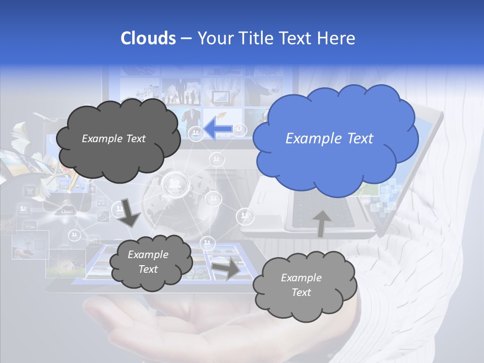 Mobile Business Computer PowerPoint Template