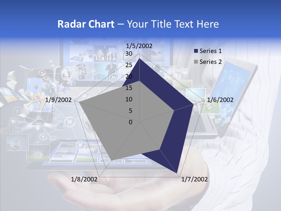 Mobile Business Computer PowerPoint Template